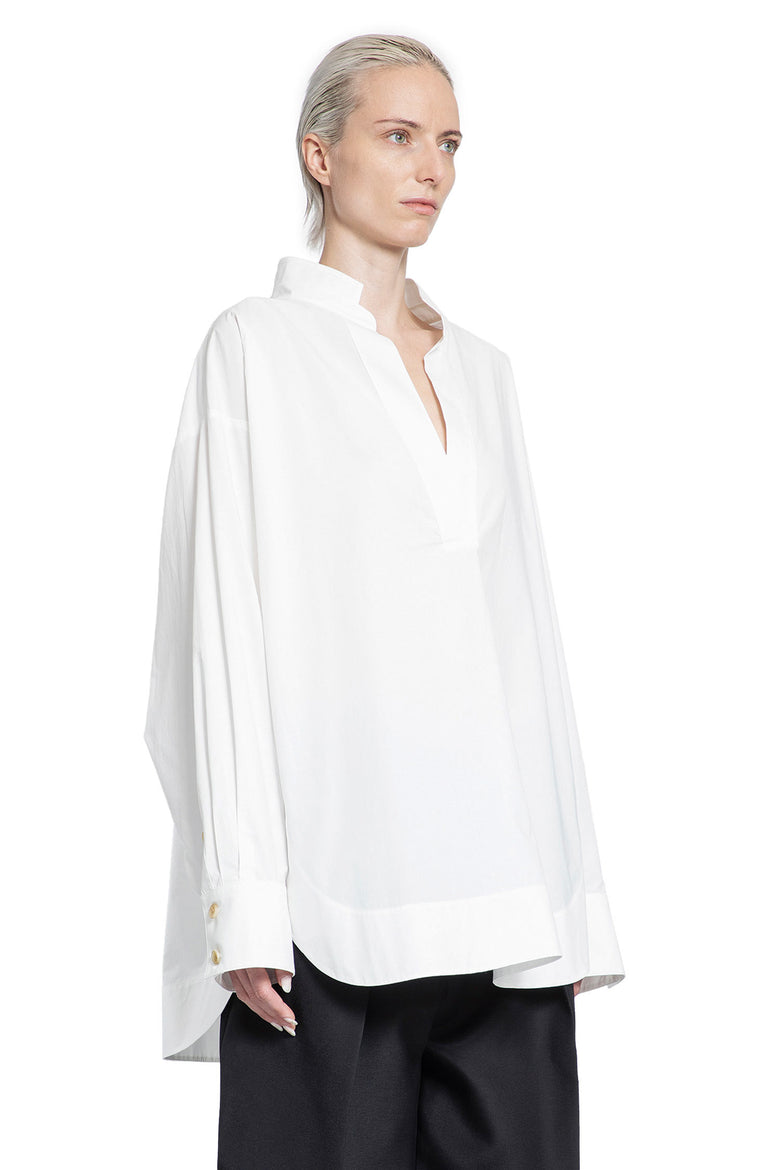 KHAITE WOMAN WHITE SHIRTS