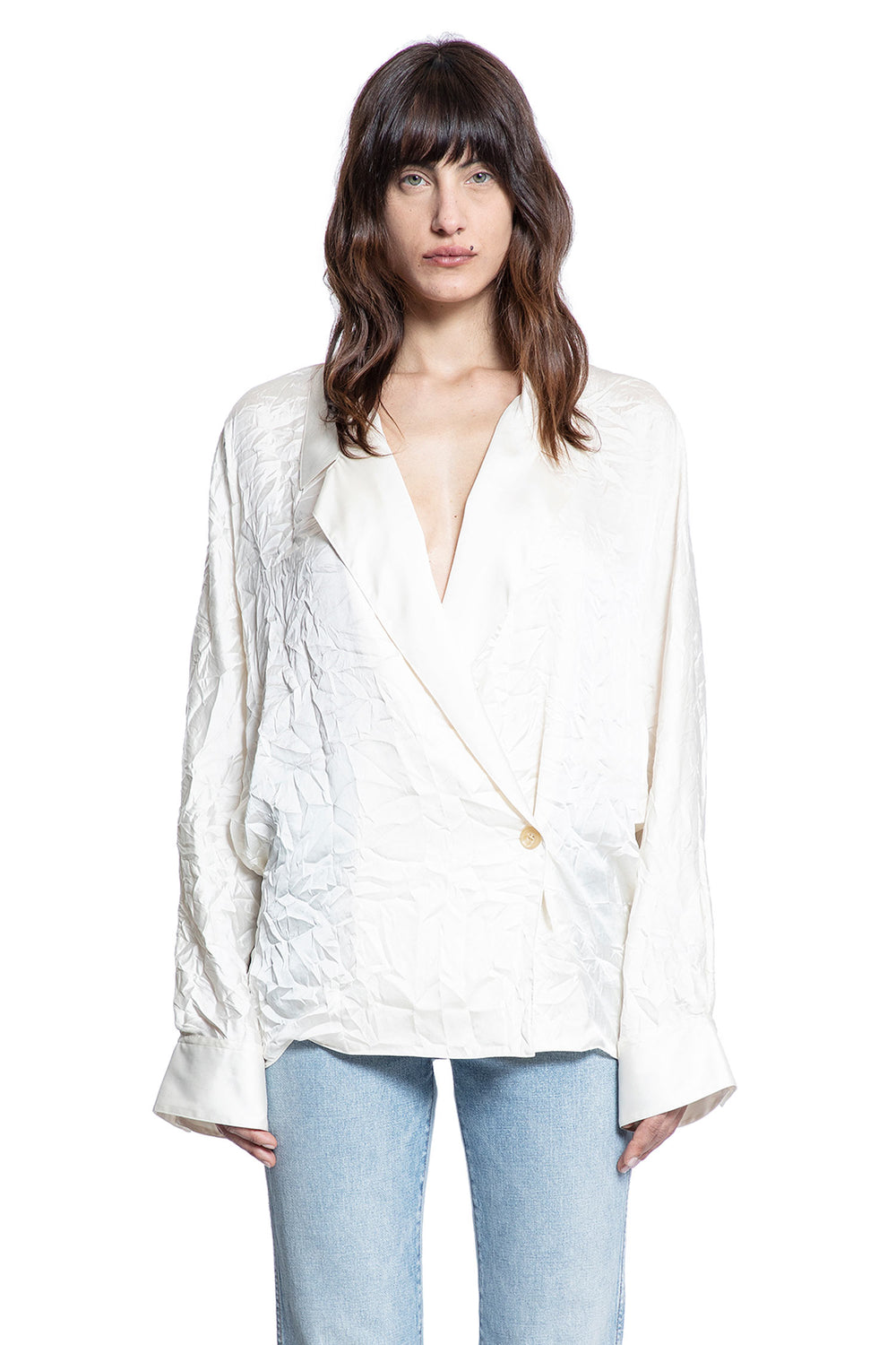 KHAITE WOMAN OFF-WHITE TOPS