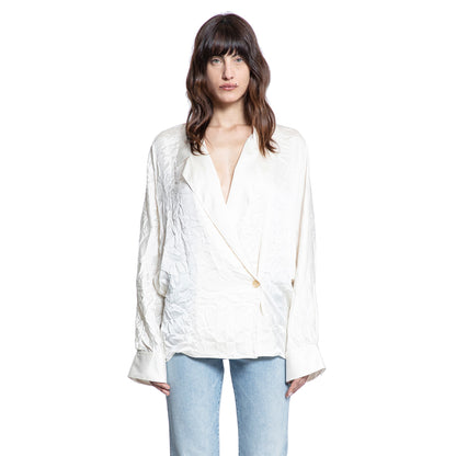 KHAITE WOMAN OFF-WHITE TOPS