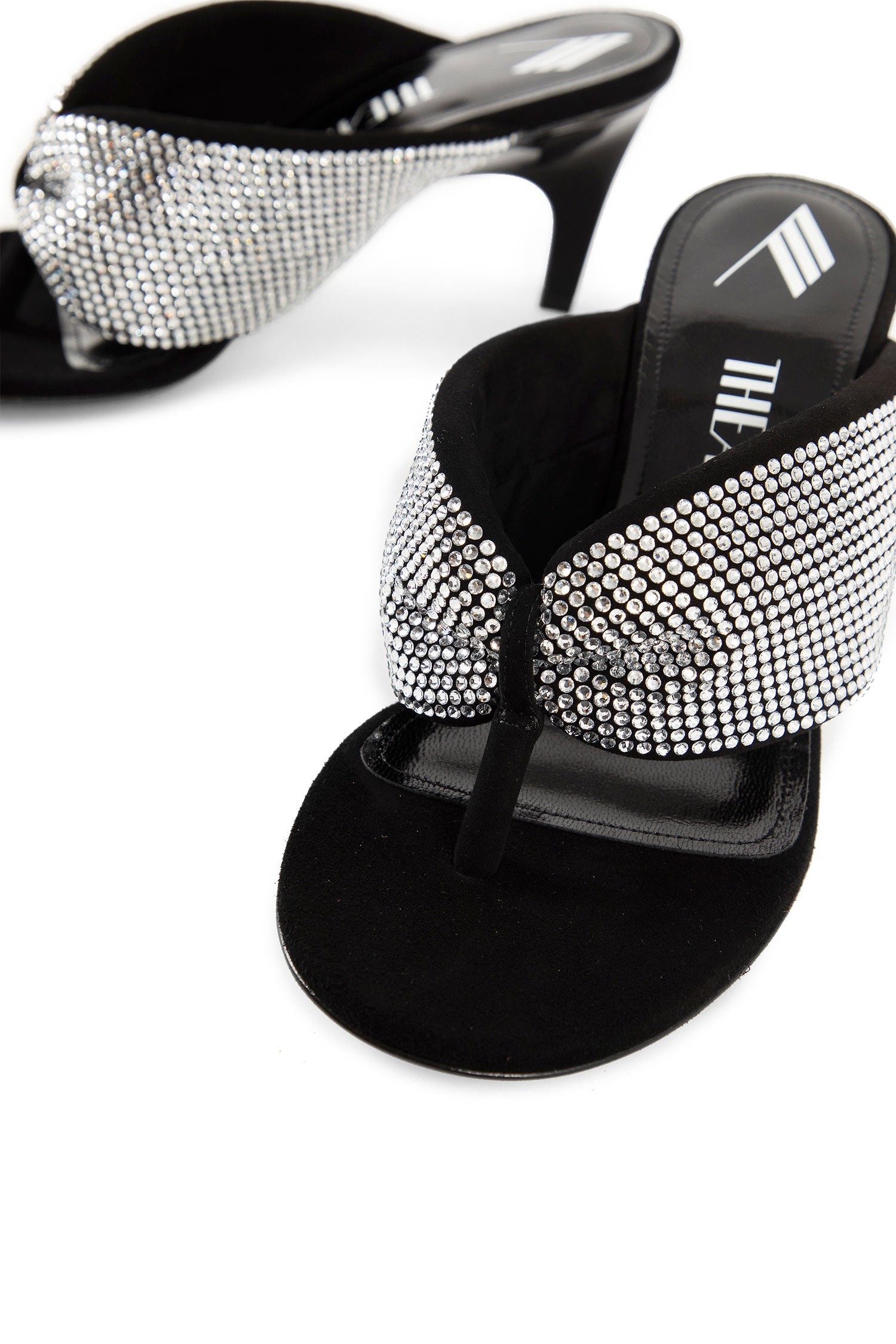 THE ATTICO WOMAN BLACK SANDALS