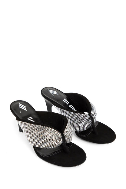 THE ATTICO WOMAN BLACK SANDALS