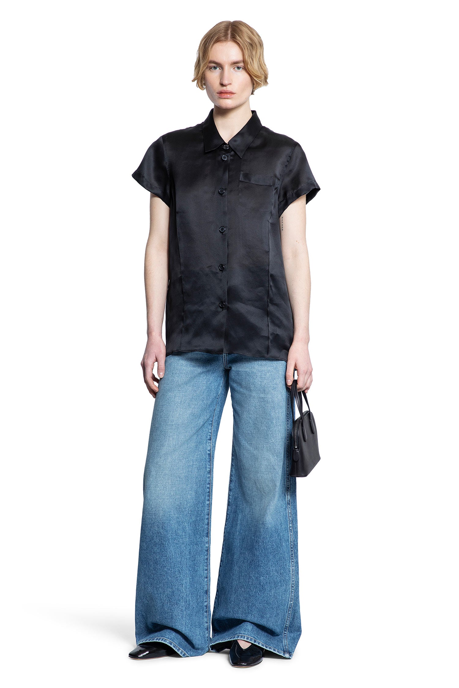 KHAITE WOMAN BLACK SHIRTS - Antonioli.eu