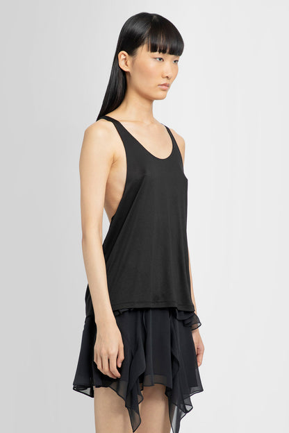 ISABEL MARANT WOMAN BLACK T-SHIRTS & TANK TOPS