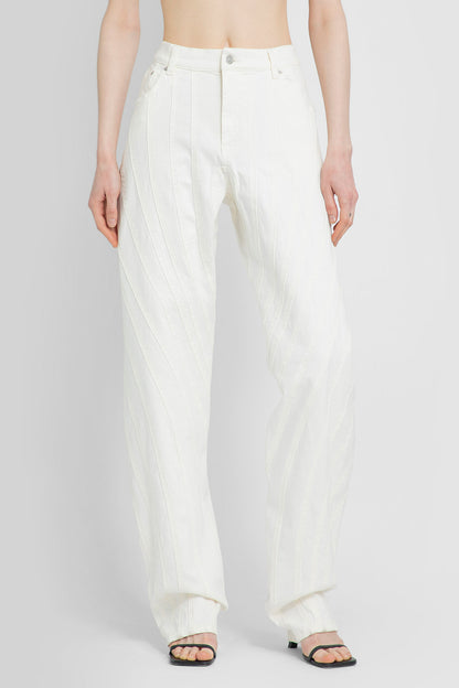 MUGLER WOMAN WHITE JEANS