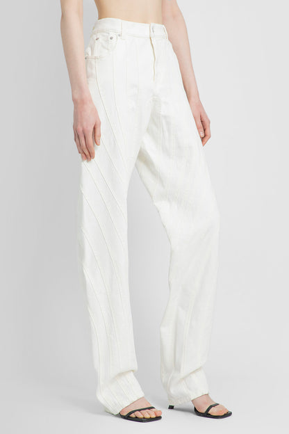 MUGLER WOMAN WHITE JEANS