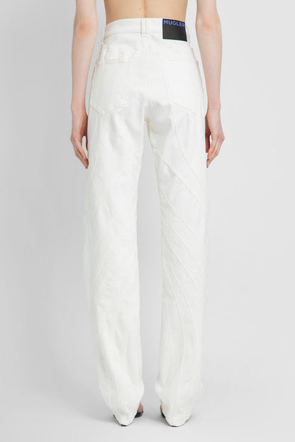 MUGLER WOMAN WHITE JEANS