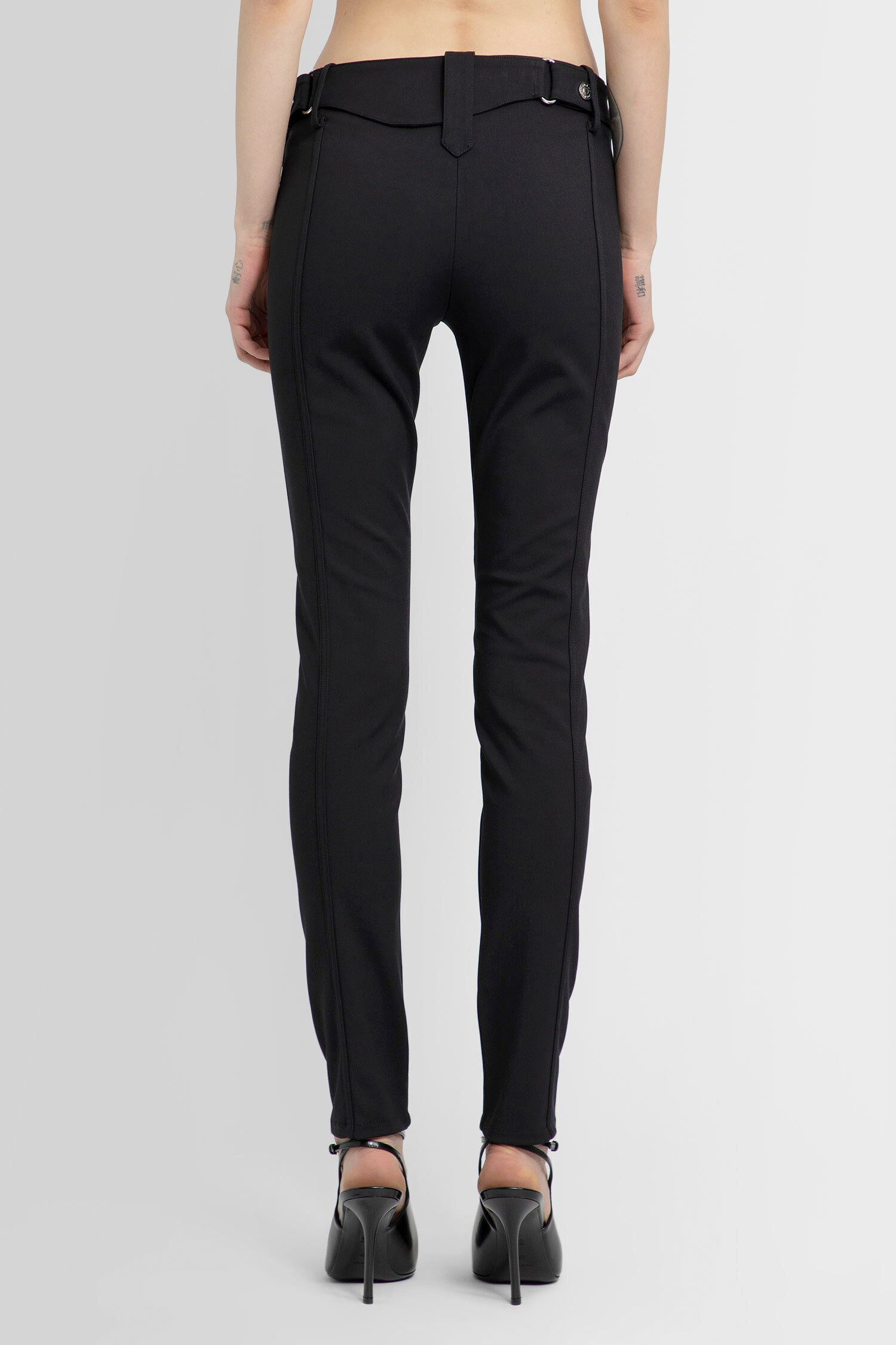 MUGLER WOMAN BLACK TROUSERS