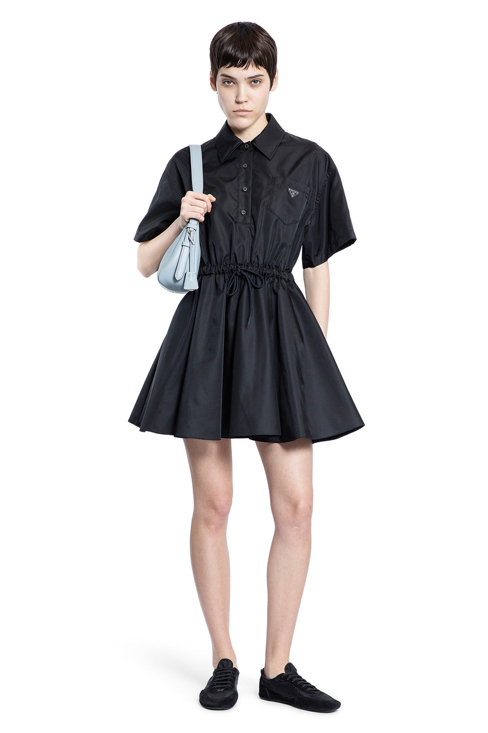 PRADA WOMAN BLACK DRESSES