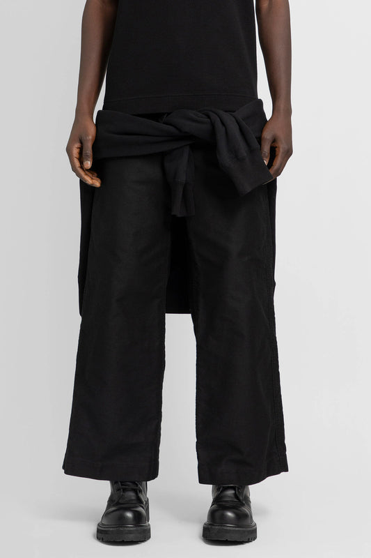 SACAI MAN BLACK TROUSERS