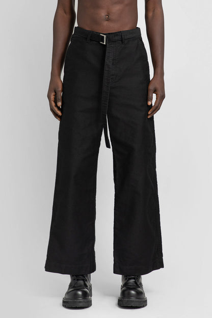 SACAI MAN BLACK TROUSERS