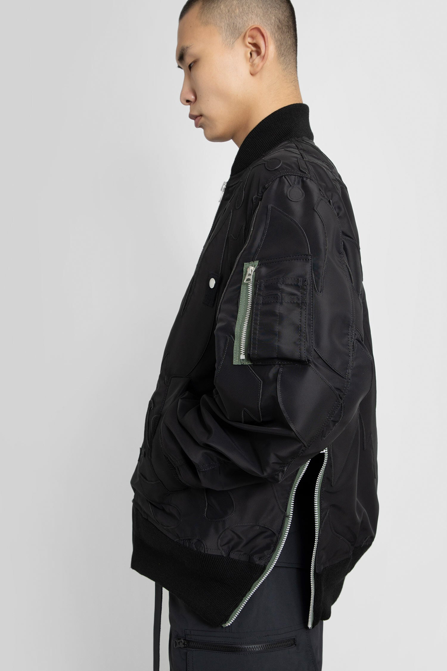 SACAI MAN BLACK JACKETS