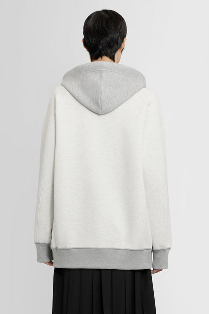 SACAI MAN GREY SWEATSHIRTS