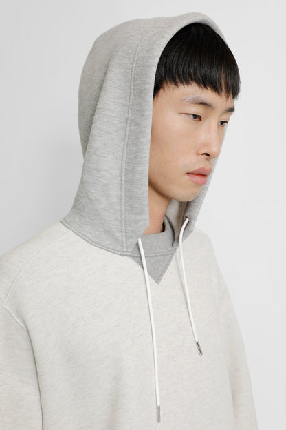 SACAI MAN GREY SWEATSHIRTS