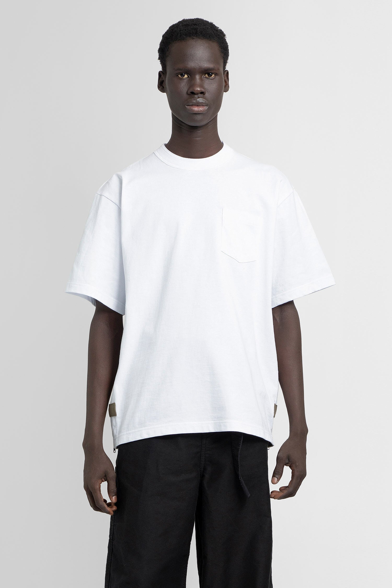 SACAI MAN WHITE T-SHIRTS