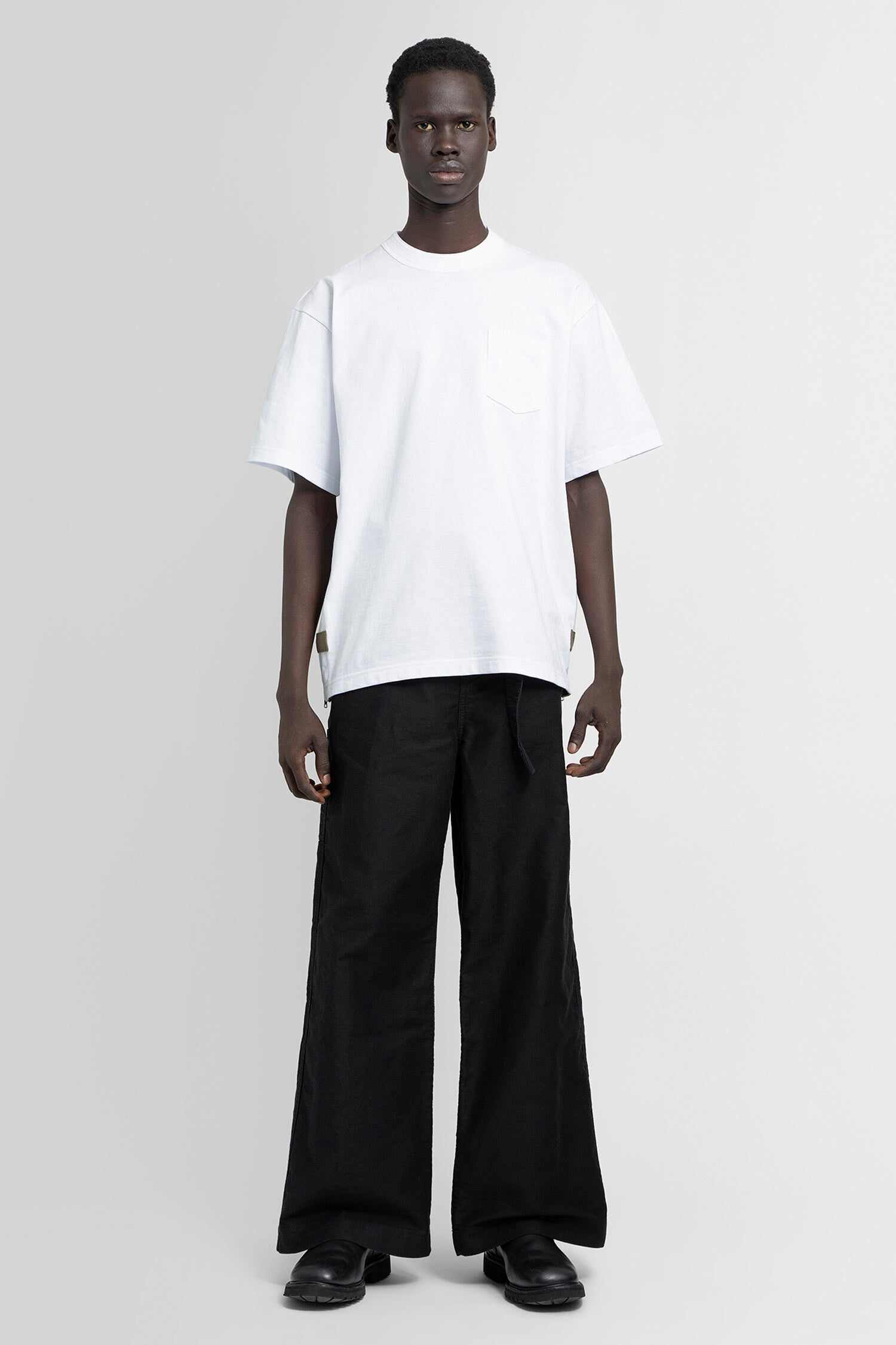 SACAI MAN WHITE T-SHIRTS & TANK TOPS