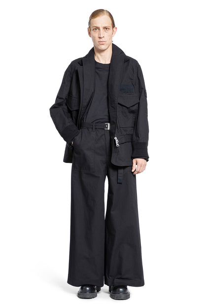 SACAI MAN BLACK JACKETS