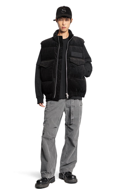 SACAI MAN BLACK VESTS