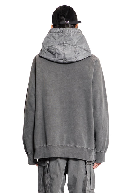 SACAI MAN GREY SWEATSHIRTS