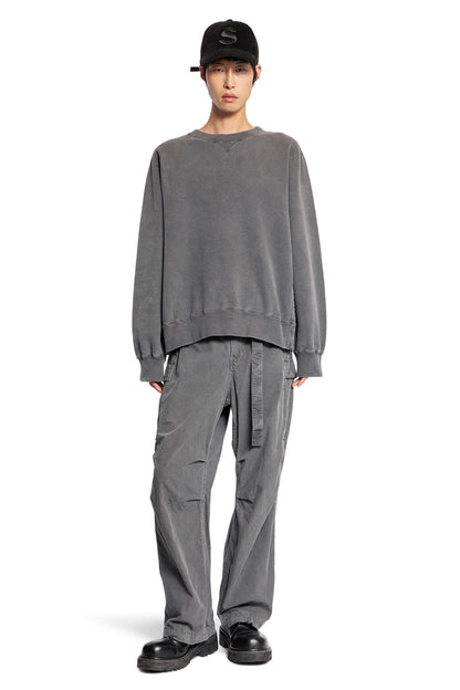 SACAI MAN GREY SWEATSHIRTS