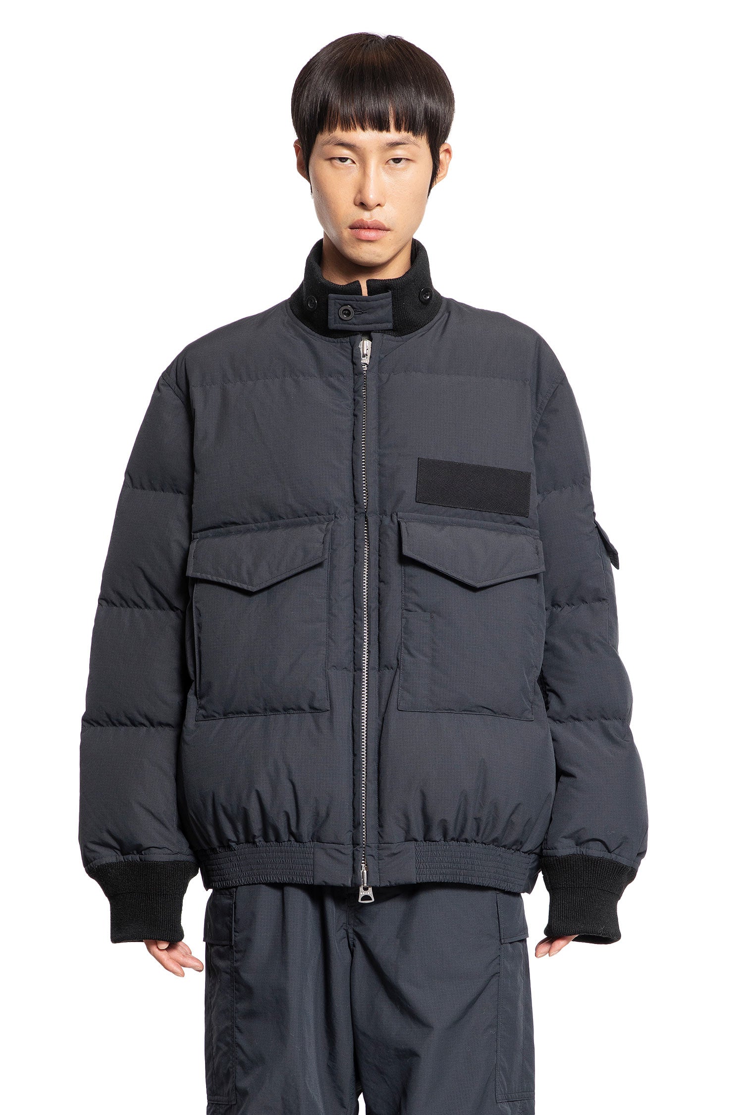 SACAI MAN BLACK JACKETS