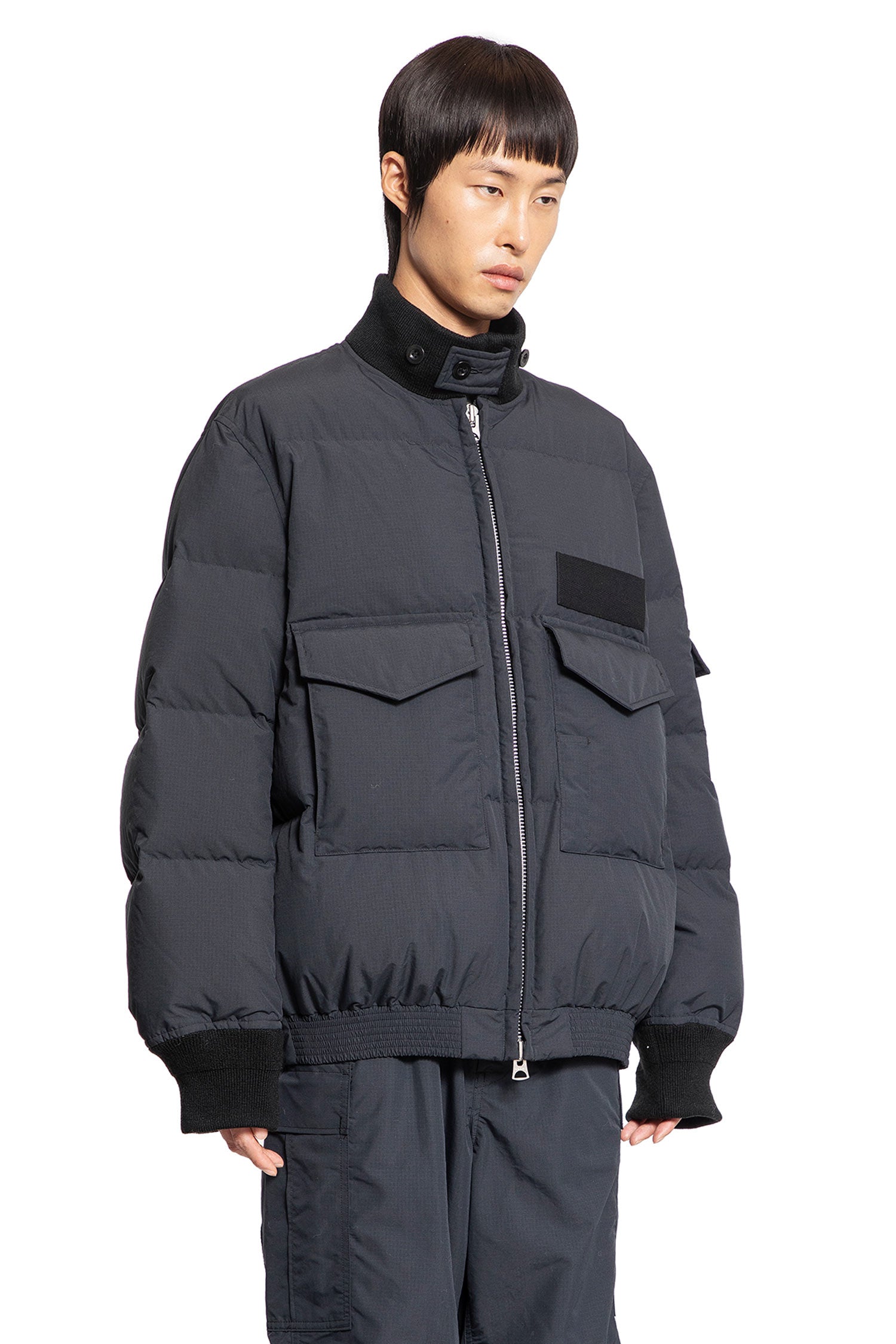 SACAI MAN BLACK JACKETS