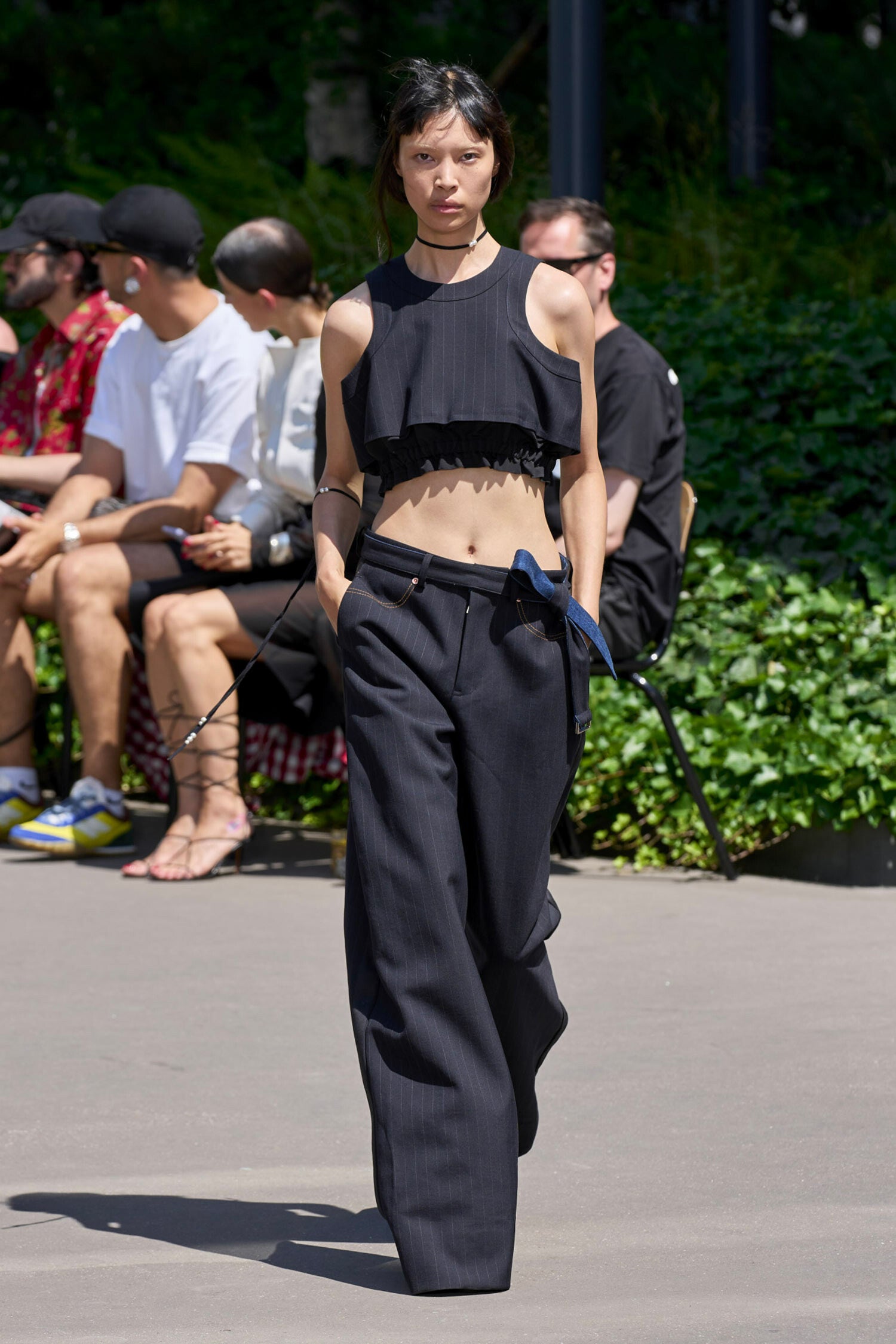 SACAI WOMAN BLACK TOPS