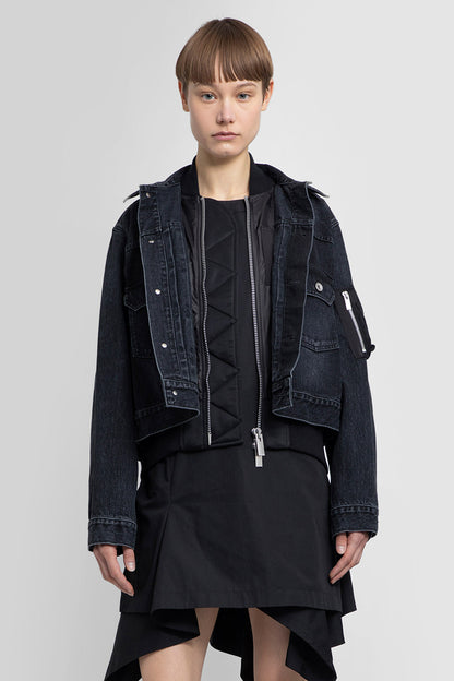 SACAI WOMAN BLACK JACKETS