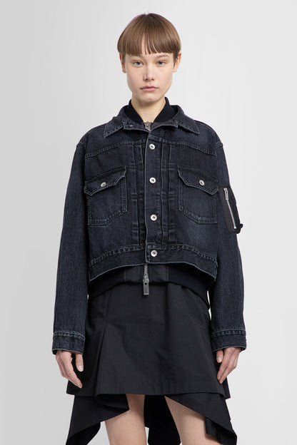 SACAI WOMAN BLACK JACKETS