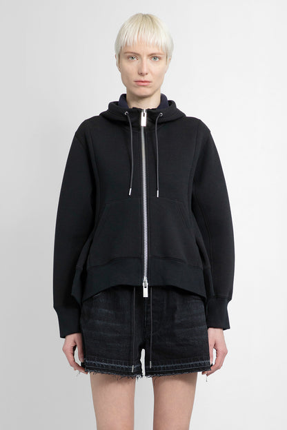 Antonioli SACAI WOMAN BLACK SWEATSHIRTS