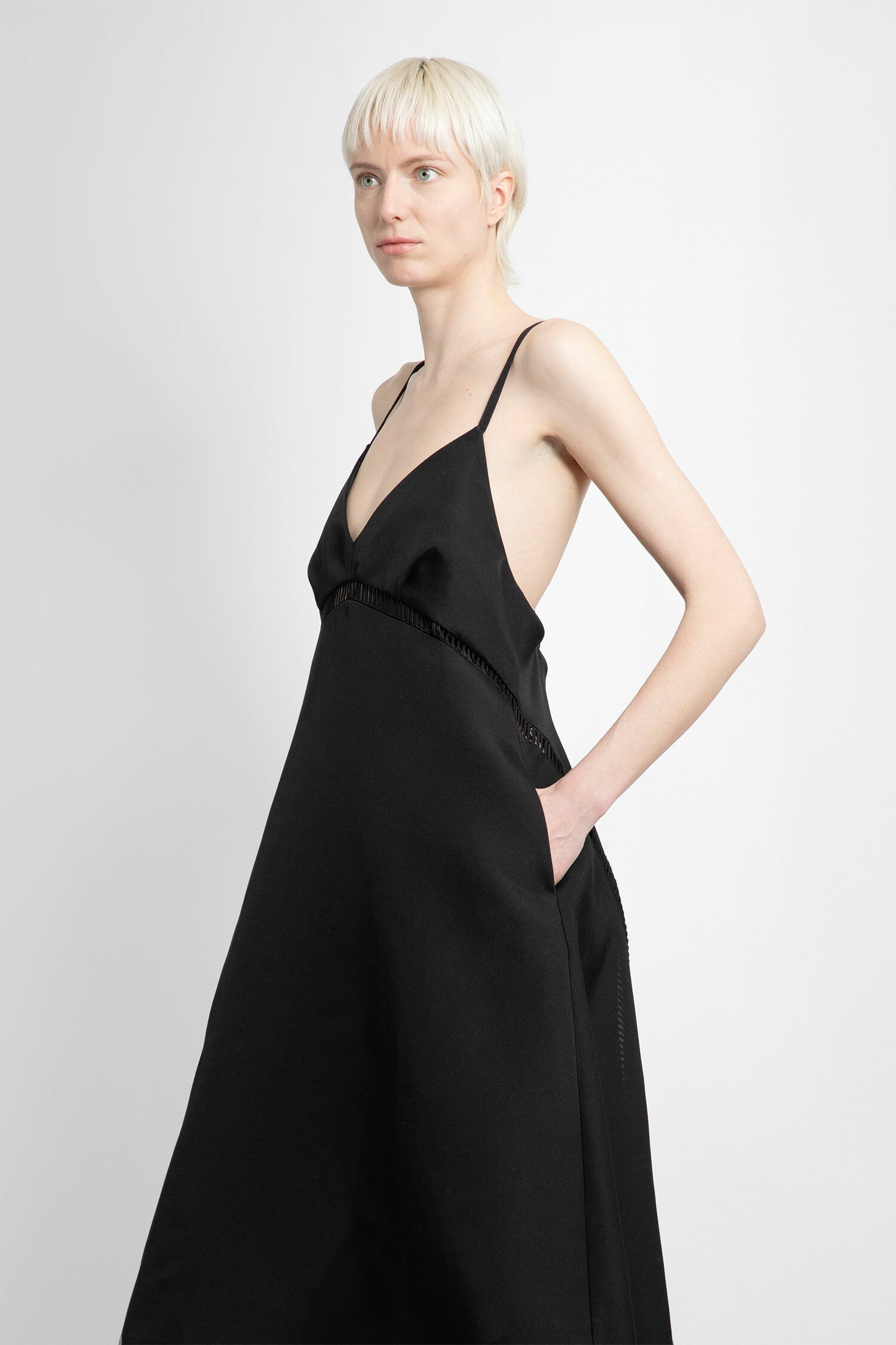 SACAI WOMAN BLACK DRESSES