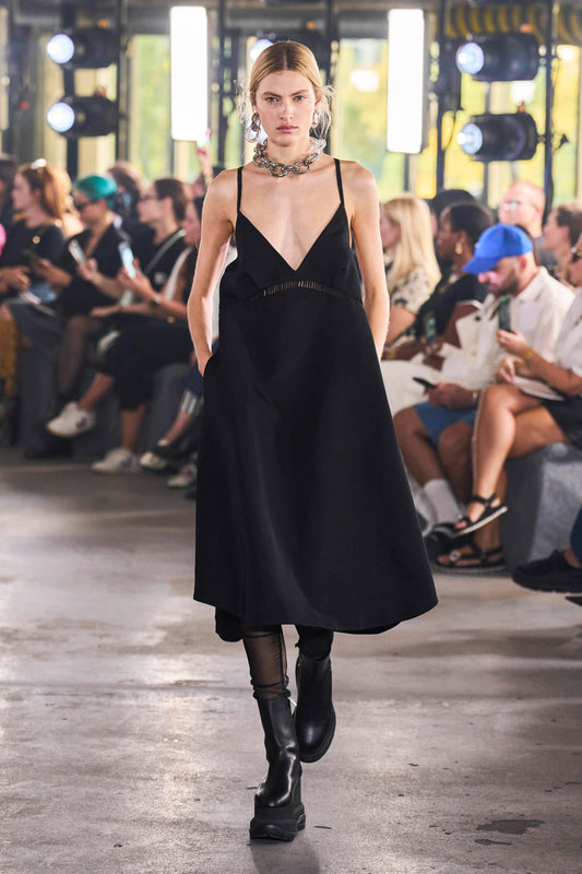 SACAI WOMAN BLACK DRESSES