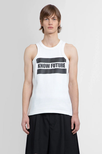 Antonioli SACAI MAN WHITE T-SHIRTS & TANK TOPS