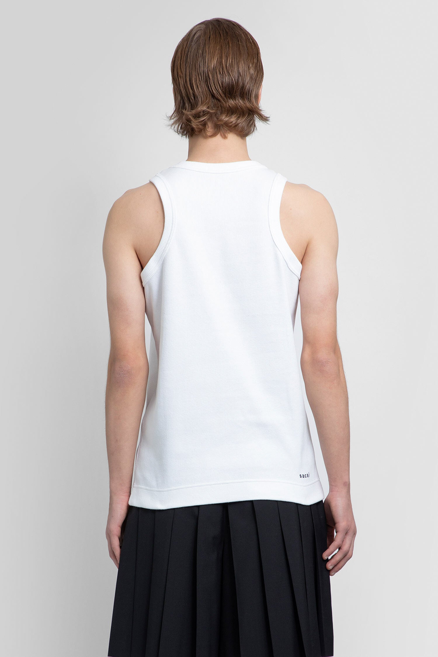 SACAI MAN WHITE T-SHIRTS & TANK TOPS