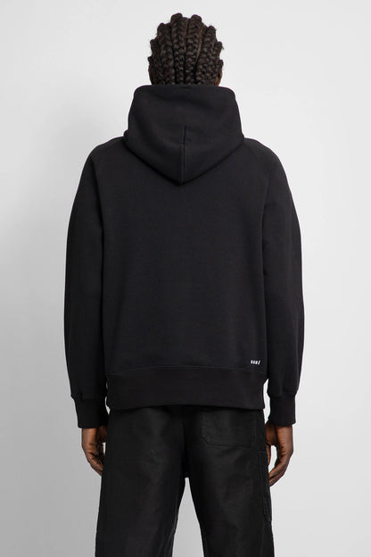 SACAI MAN BLACK SWEATSHIRTS