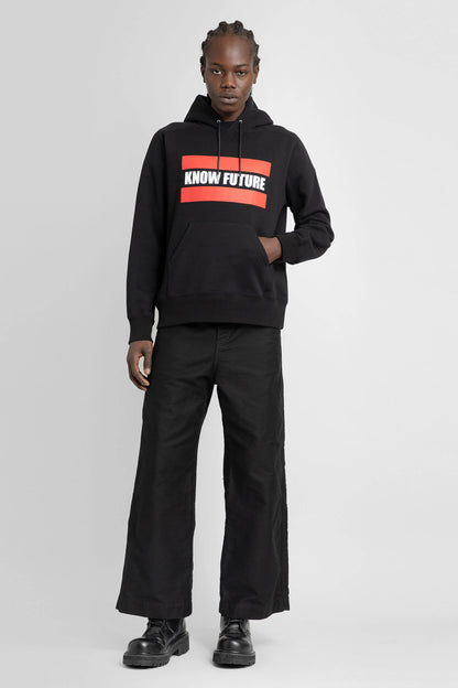 SACAI MAN BLACK SWEATSHIRTS