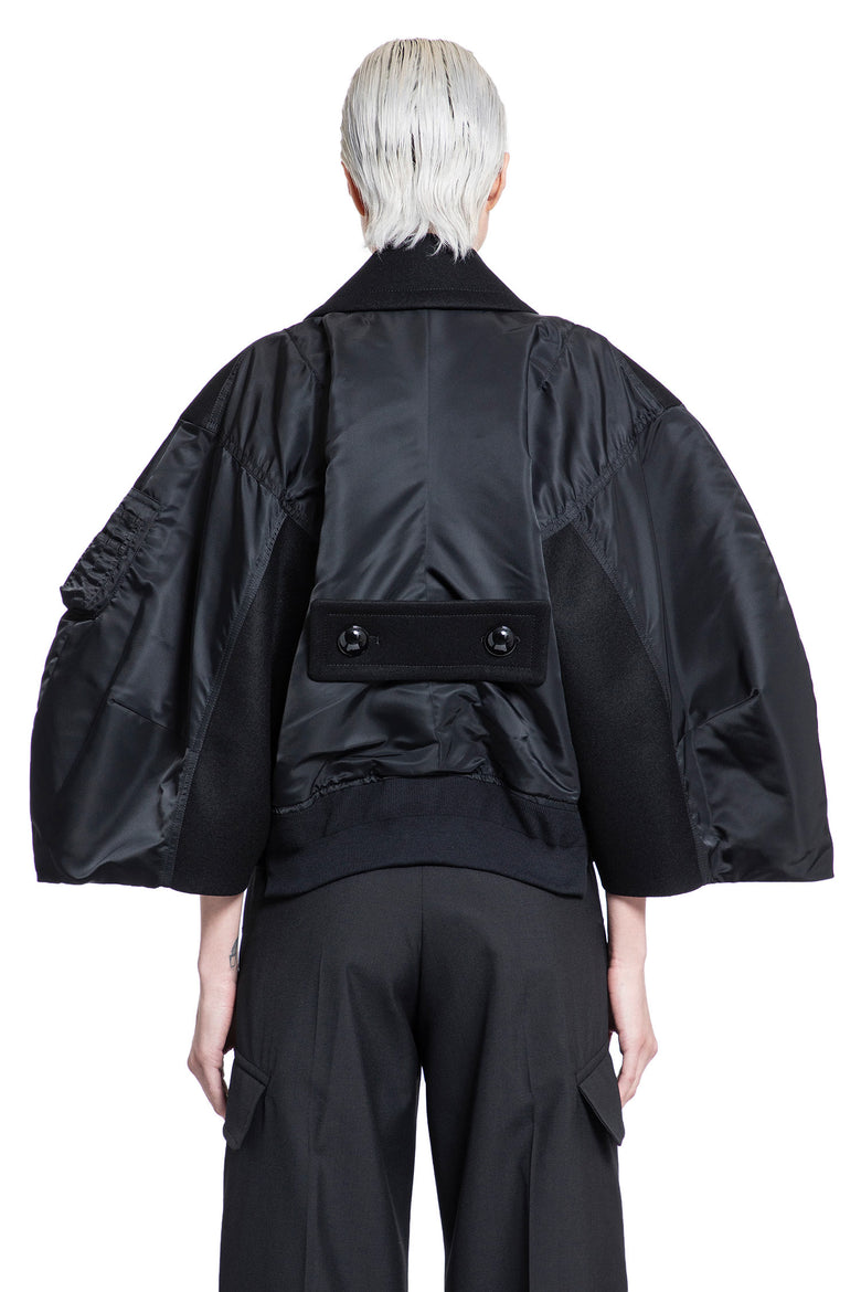 SACAI WOMAN BLACK JACKETS