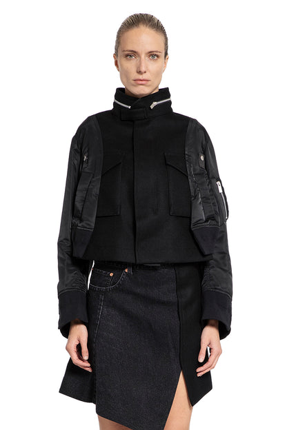 Antonioli SACAI WOMAN BLACK JACKETS