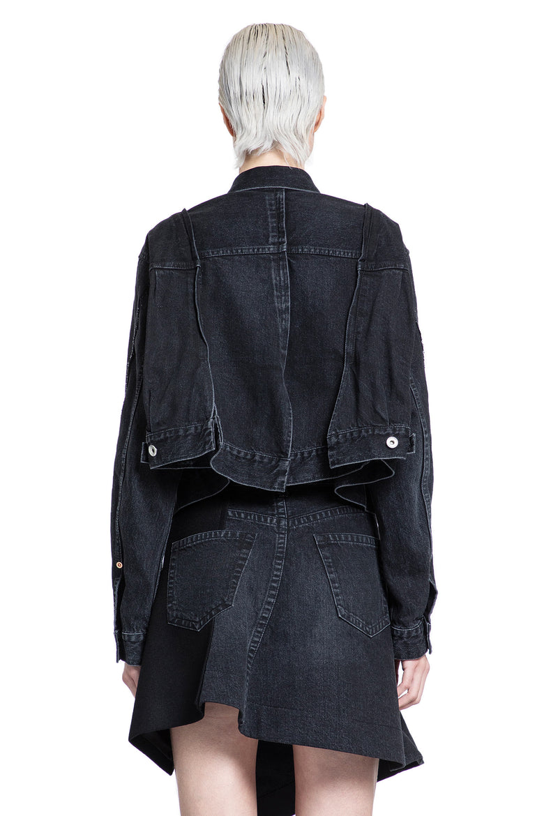 SACAI WOMAN BLACK JACKETS