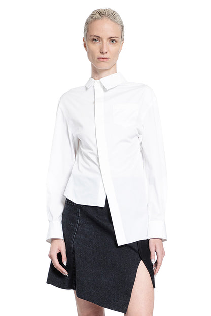 SACAI WOMAN WHITE SHIRTS