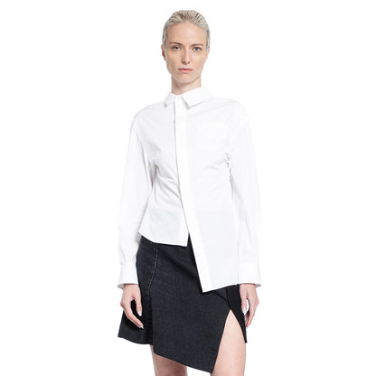 SACAI WOMAN WHITE SHIRTS