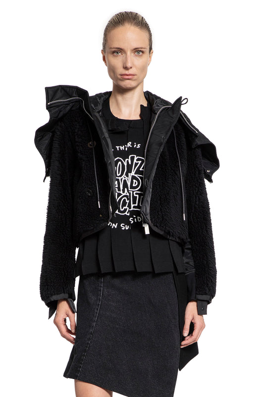 SACAI WOMAN BLACK JACKETS