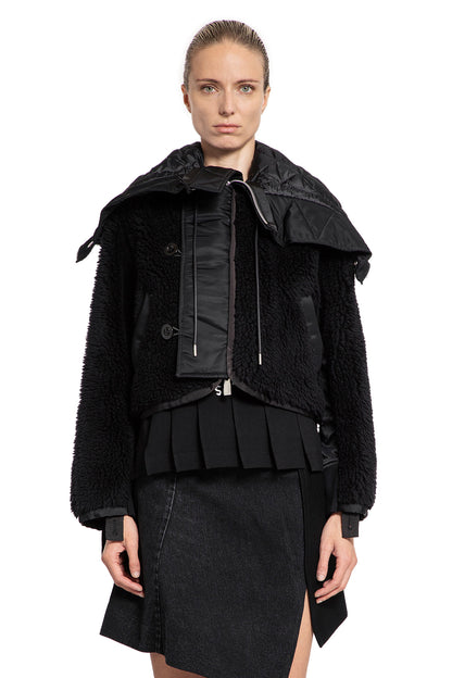 SACAI WOMAN BLACK JACKETS