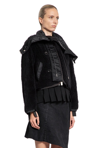 SACAI WOMAN BLACK JACKETS