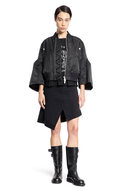 SACAI WOMAN BLACK JACKETS