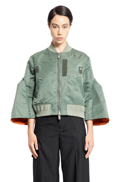 Antonioli SACAI WOMAN GREEN JACKETS