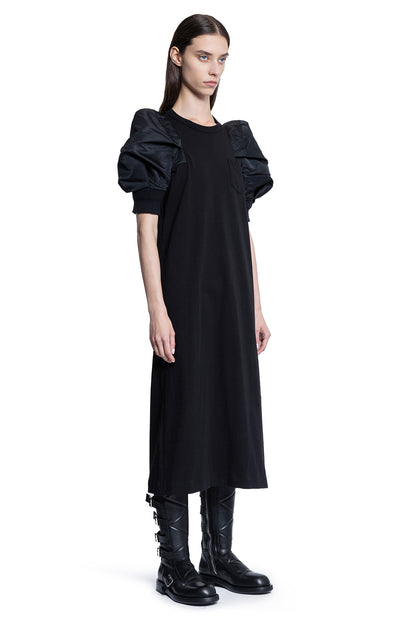 SACAI WOMAN BLACK DRESSES