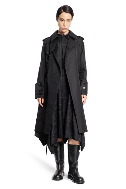 SACAI WOMAN BLACK COATS