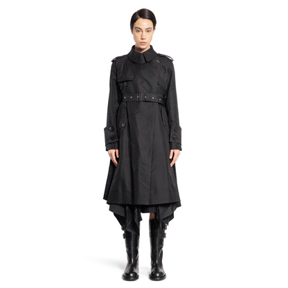 SACAI WOMAN BLACK COATS