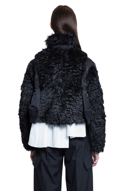 SACAI WOMAN BLACK JACKETS