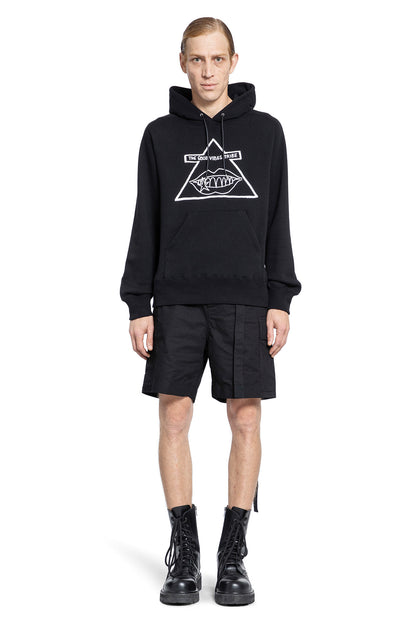 SACAI MAN BLACK SWEATSHIRTS